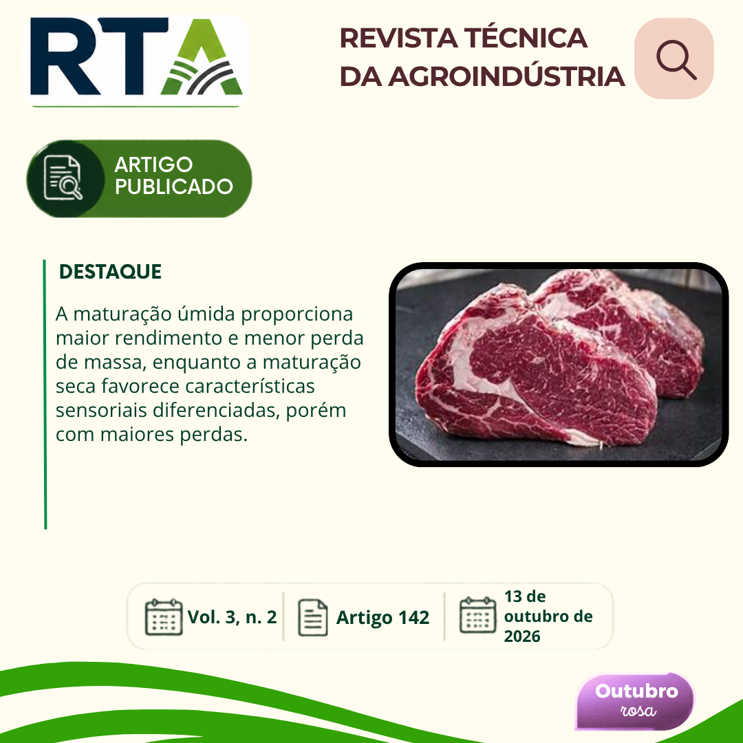 MATURAÇÃO DA CARNE SUÍNA: DIFERENÇAS ENTRE OS SISTEMAS ÚMIDO E SECO E SUAS IMPLICAÇÕES NA QUALIDADE